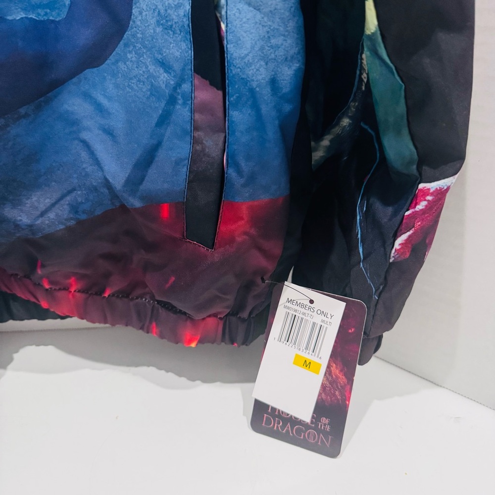 Members Only HBO Game of Thrones House of the Dragon Windbreaker Jacket Size M - Picture 3 of 5
